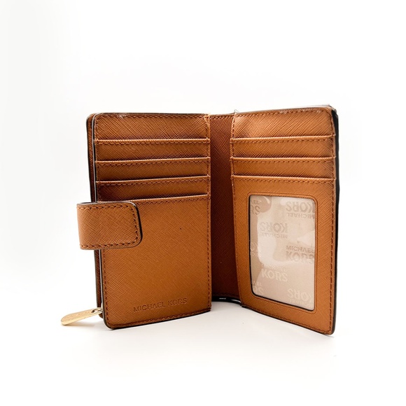 Michael Kors Medium Signature Logo Wallet - Brown - Picture 3 of 4